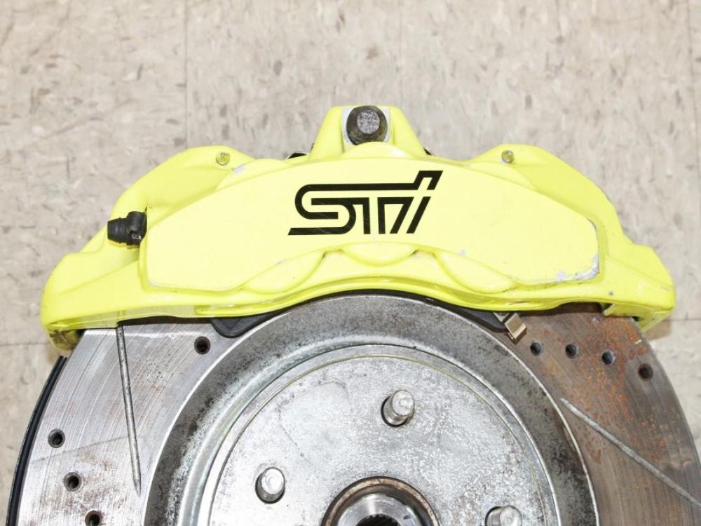 2018-2021 Subaru WRX STI OEM 6Pot 2Pot Brembo Brakes Calipers Rotors Spindles : Image 8