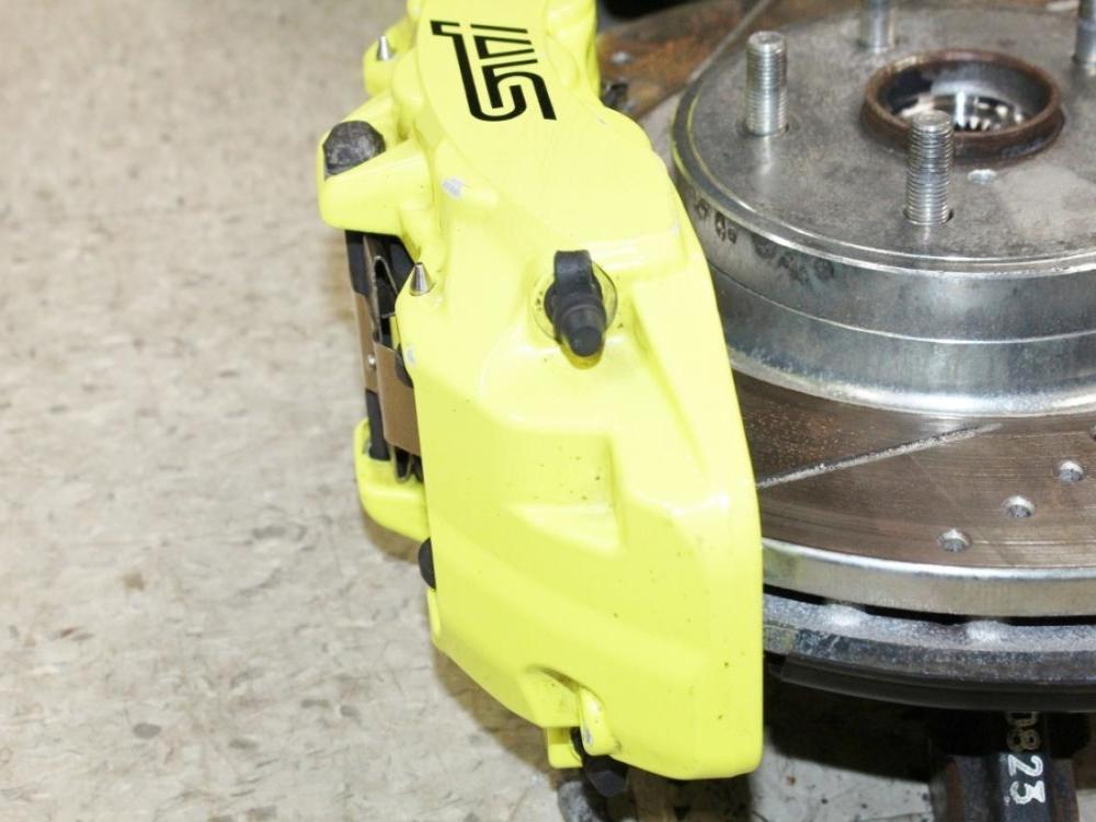2018-2021 Subaru WRX STI OEM 6Pot 2Pot Brembo Brakes Calipers Rotors Spindles : Image 10