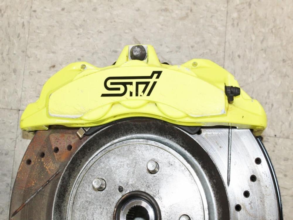 2018-2021 Subaru WRX STI OEM 6Pot 2Pot Brembo Brakes Calipers Rotors Spindles : Image 13