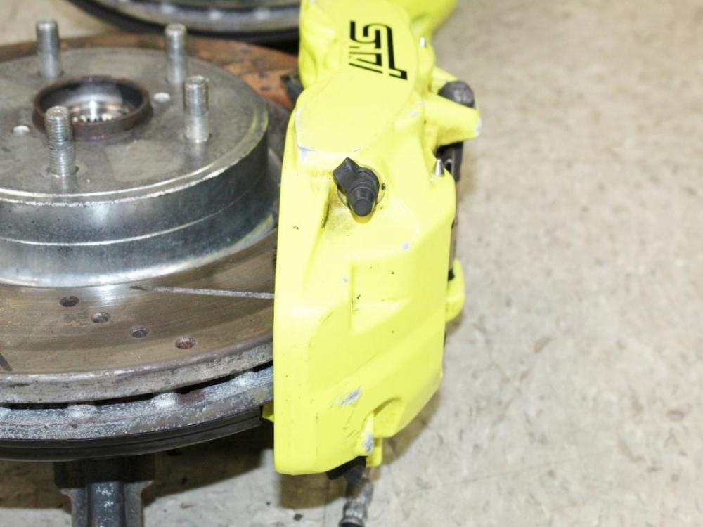2018-2021 Subaru WRX STI OEM 6Pot 2Pot Brembo Brakes Calipers Rotors Spindles : Image 15