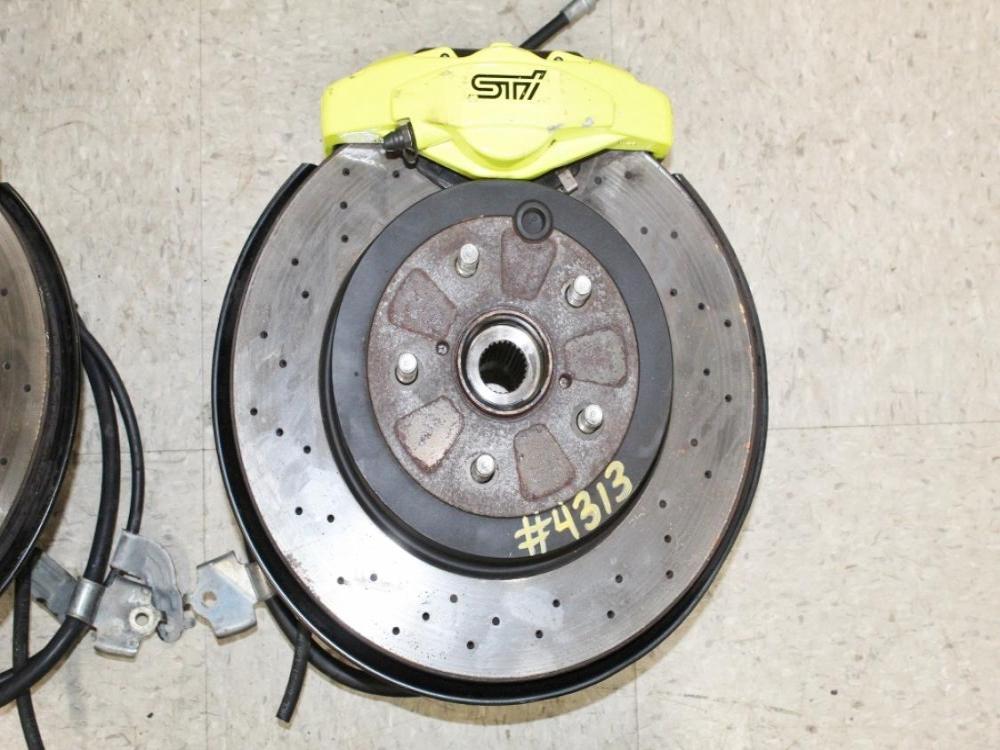 2018-2021 Subaru WRX STI OEM 6Pot 2Pot Brembo Brakes Calipers Rotors Spindles : Image 17