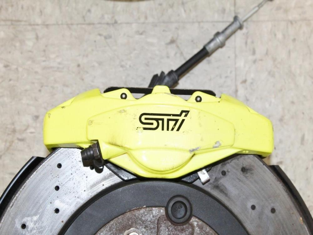2018-2021 Subaru WRX STI OEM 6Pot 2Pot Brembo Brakes Calipers Rotors Spindles : Image 18