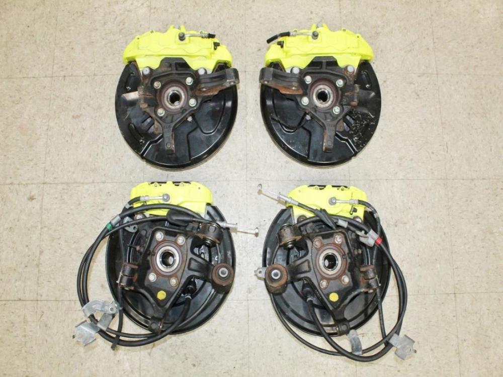 2018-2021 Subaru WRX STI OEM 6Pot 2Pot Brembo Brakes Calipers Rotors Spindles : Image 23