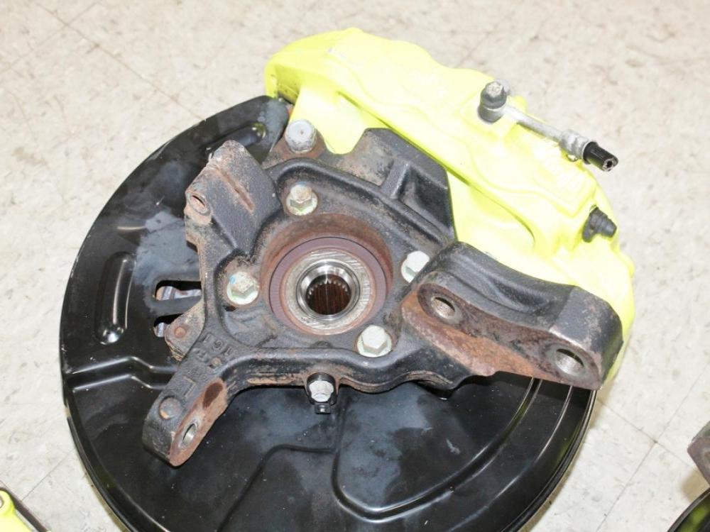 2018-2021 Subaru WRX STI OEM 6Pot 2Pot Brembo Brakes Calipers Rotors Spindles : Image 28