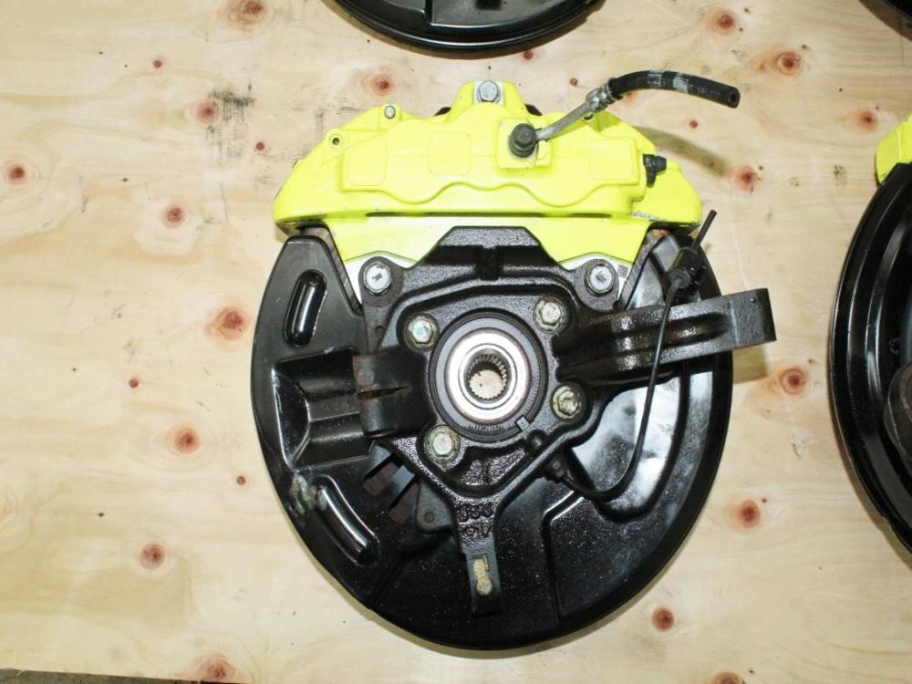 2018-2021 Subaru WRX STI OEM 6Pot 2Pot Brembo Brakes Calipers Rotors Spindles : Image 4