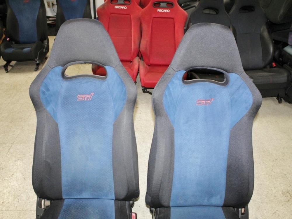 JDM 02-07 Subaru Impreza WRX STI GD OEM Seats Pair Version 7   : Image 1