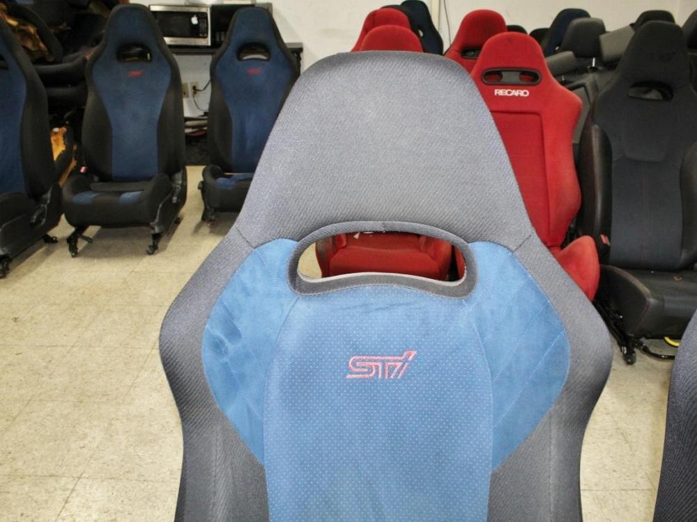 JDM 02-07 Subaru Impreza WRX STI GD OEM Seats Pair Version 7   : Image 12