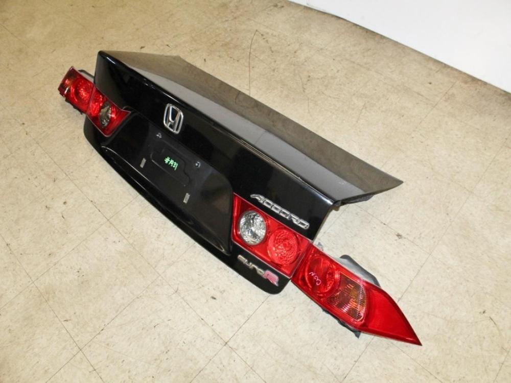 JDM HONDA ACCORD EURO R CL7 04-08 TSX OEM BLACK TRUNK & TAIL LIGHT SET: Image 8