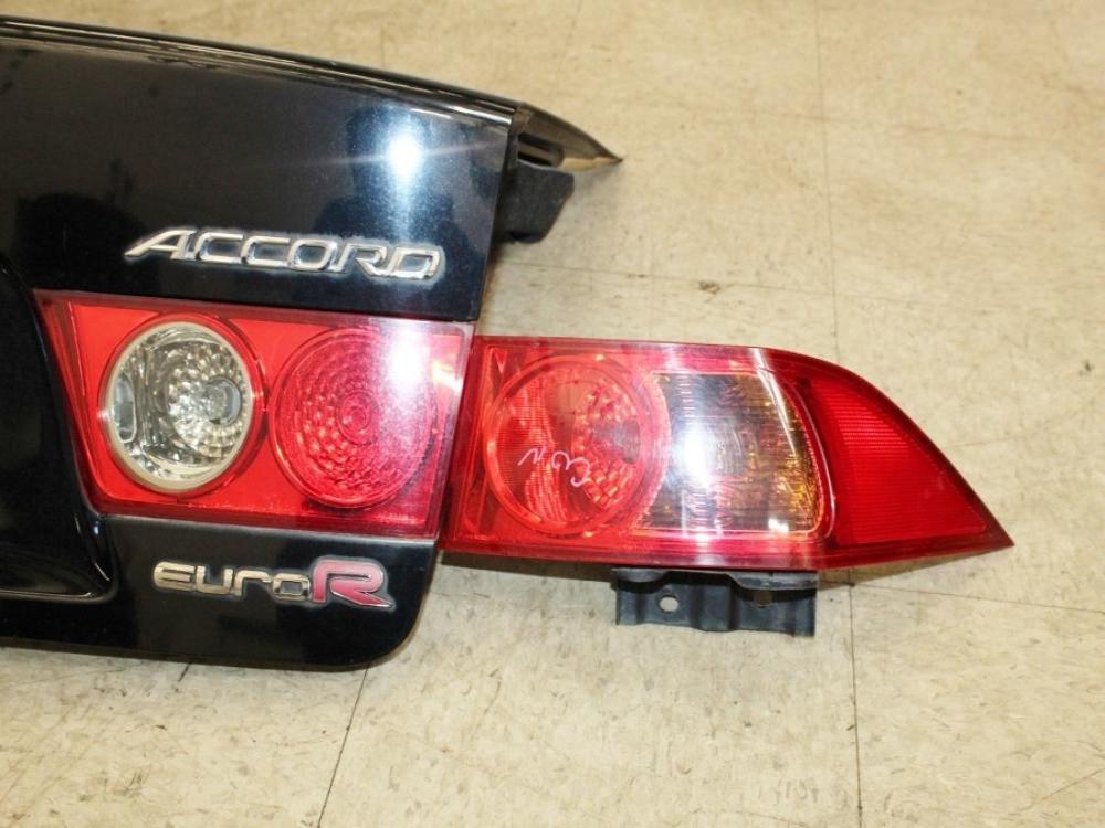 JDM HONDA ACCORD EURO R CL7 04-08 TSX OEM BLACK TRUNK & TAIL LIGHT SET: Image 4