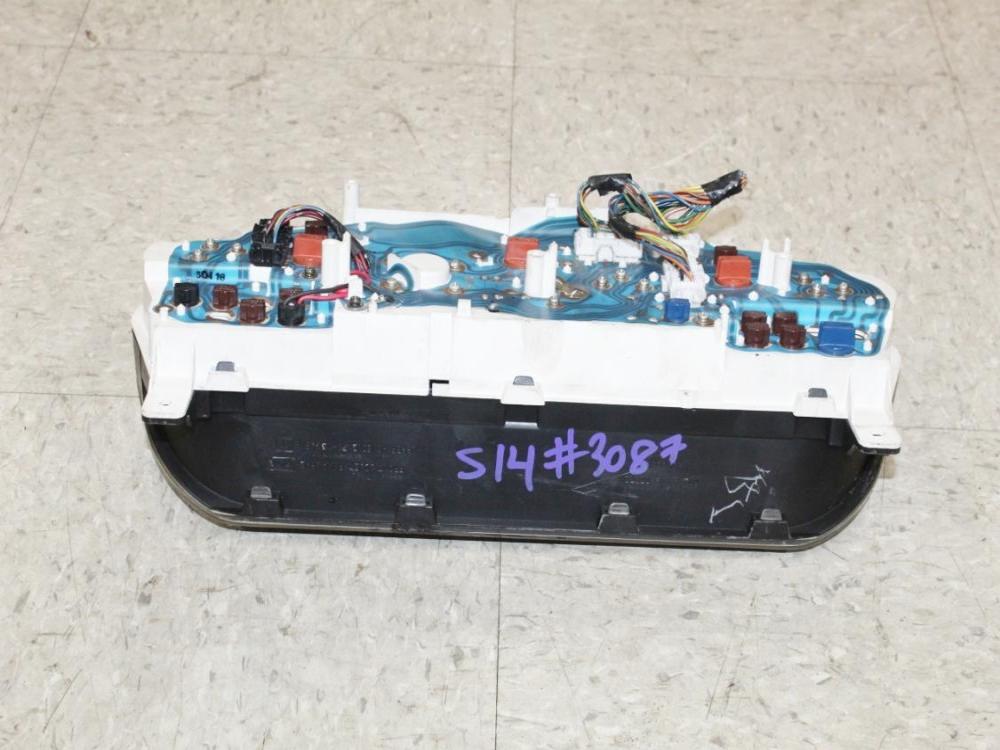 JDM 1995-1998 NISSAN S14 240SX GAUGE CLUSTER OEM KM/H: Image 2