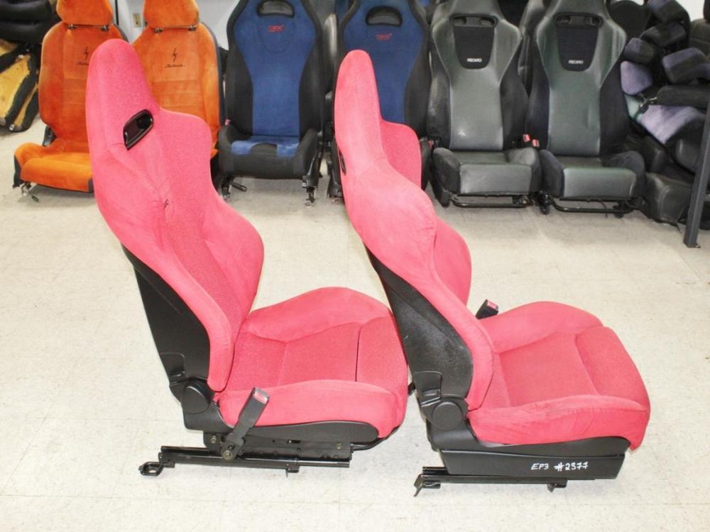 JDM 2002-2005 HONDA CIVIC TYPE R EP3 OEM FRONT RECARO SEATS PAIR LH RH: Image 33