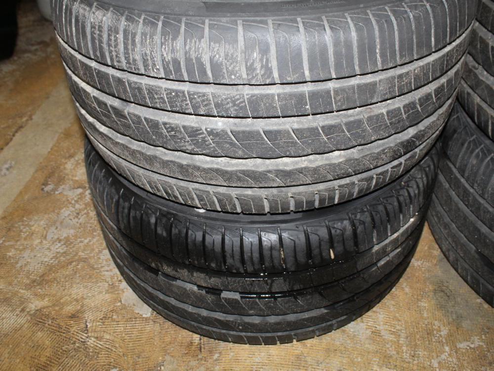 OEM Mitsubishi 3000GT Enkei 5x114.3 17x7.5 +46 Wheels with Tires: Image 7