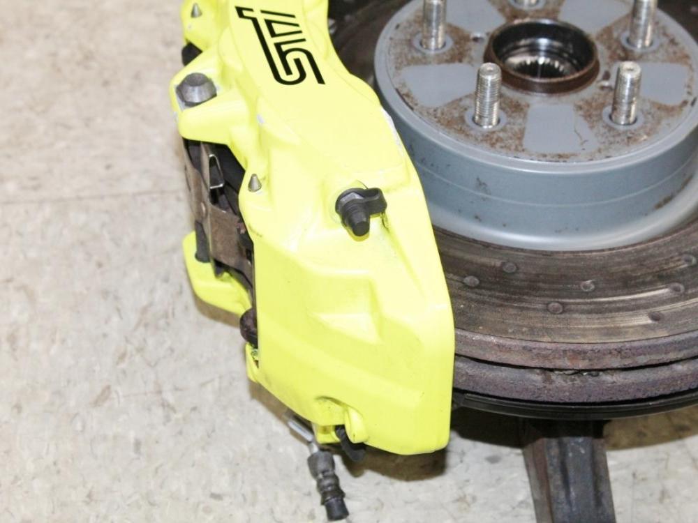 18-21 Subaru WRX STi OEM Brembo Brakes Front & Rear Sprindles Set: Image 26