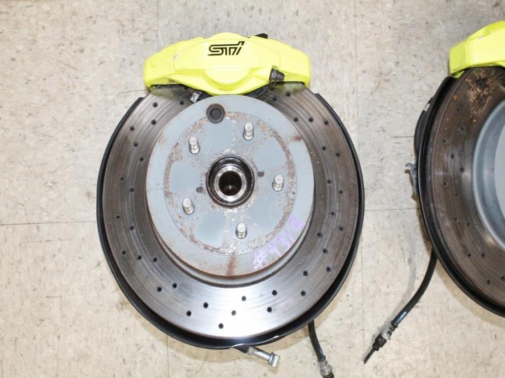 18-21 Subaru WRX STi OEM Brembo Brakes Front & Rear Sprindles Set: Image 27