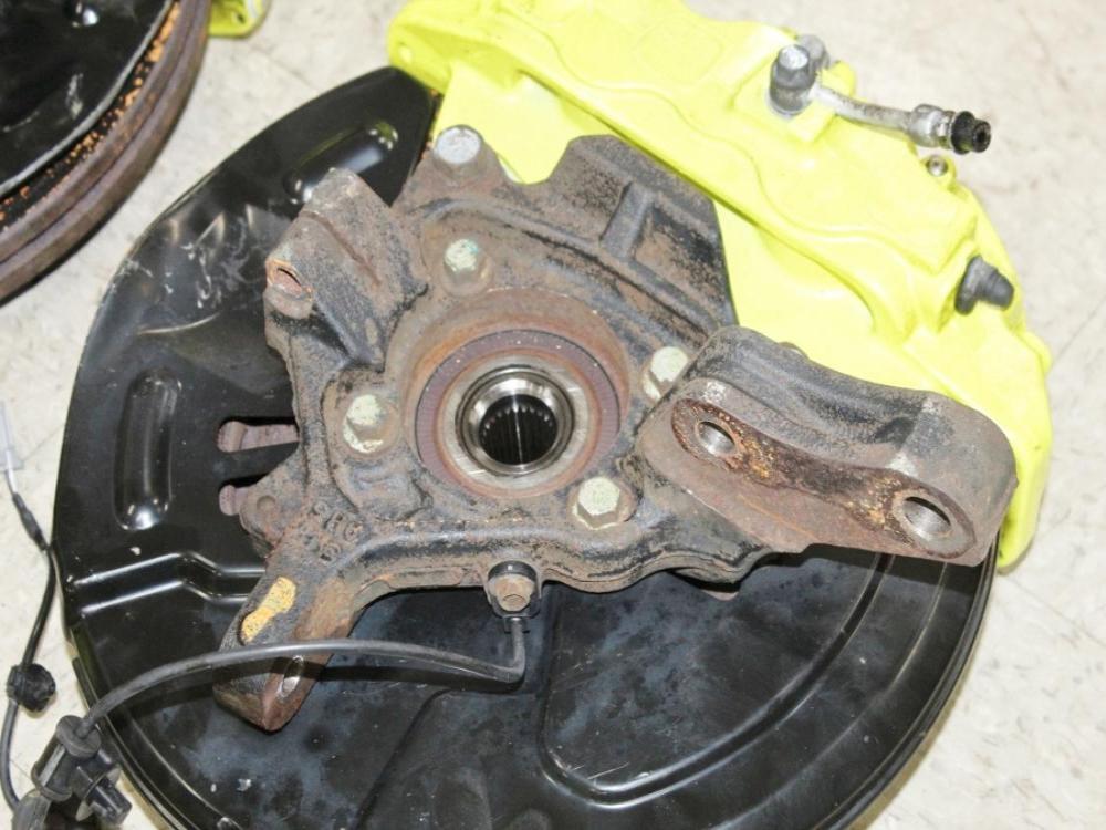 18-21 Subaru WRX STi OEM Brembo Brakes Front & Rear Sprindles Set: Image 41