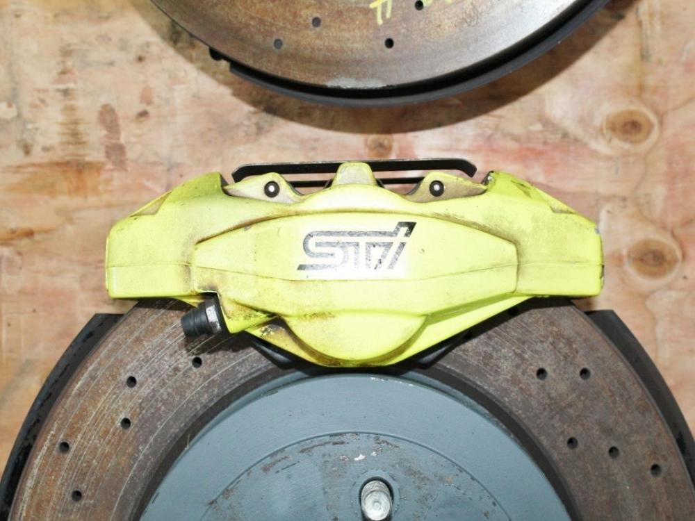 2018-2021 Subaru WRX STi OEM Brembo Brakes Front & Rear Sprindles Set: Image 8
