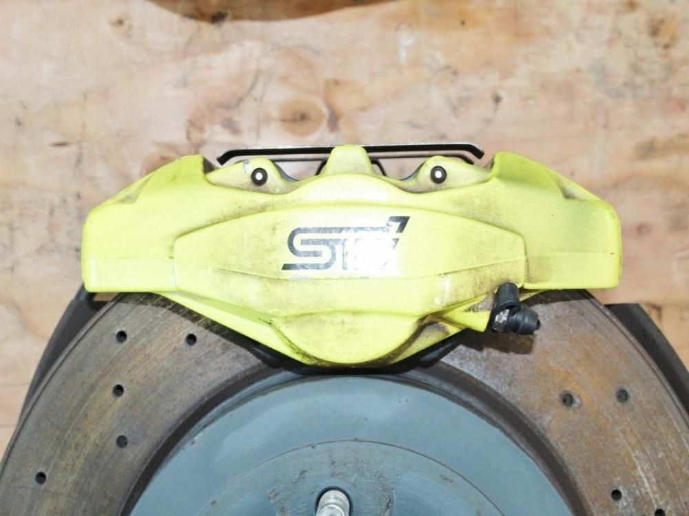 2018-2021 Subaru WRX STi OEM Brembo Brakes Front & Rear Sprindles Set: Image 9