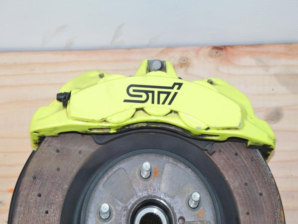 2018-2021 Subaru WRX STi OEM Brembo Brakes Front & Rear Sprindles Set: Image 3