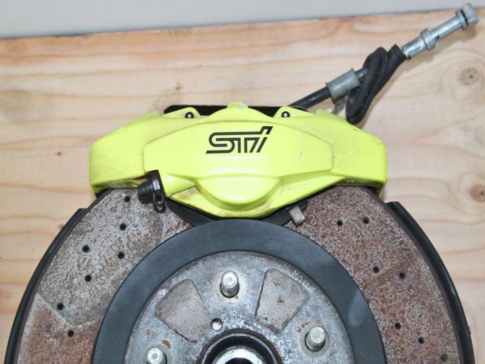 2018-2021 Subaru WRX STi OEM Brembo Brakes Front & Rear Sprindles Set: Image 7