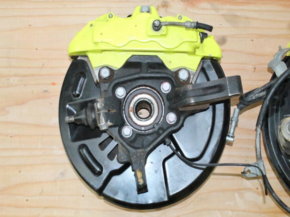 2018-2021 Subaru WRX STi OEM Brembo Brakes Front & Rear Sprindles Set: Image 11