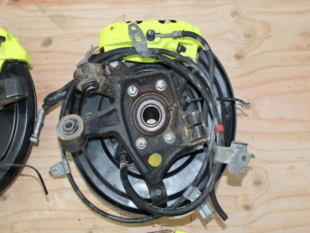 2018-2021 Subaru WRX STi OEM Brembo Brakes Front & Rear Sprindles Set: Image 15