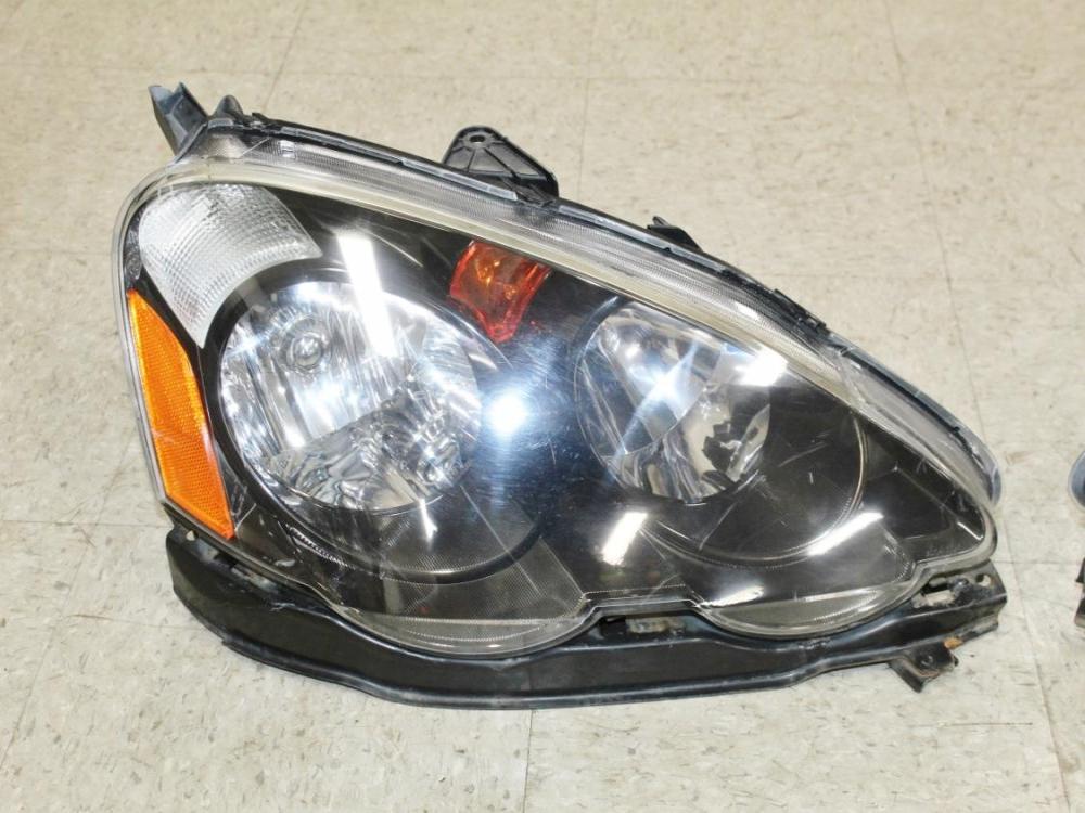 JDM 02-04 Acura RSX DC5 Type R Headlights with Brackets OEM Used: Image 2