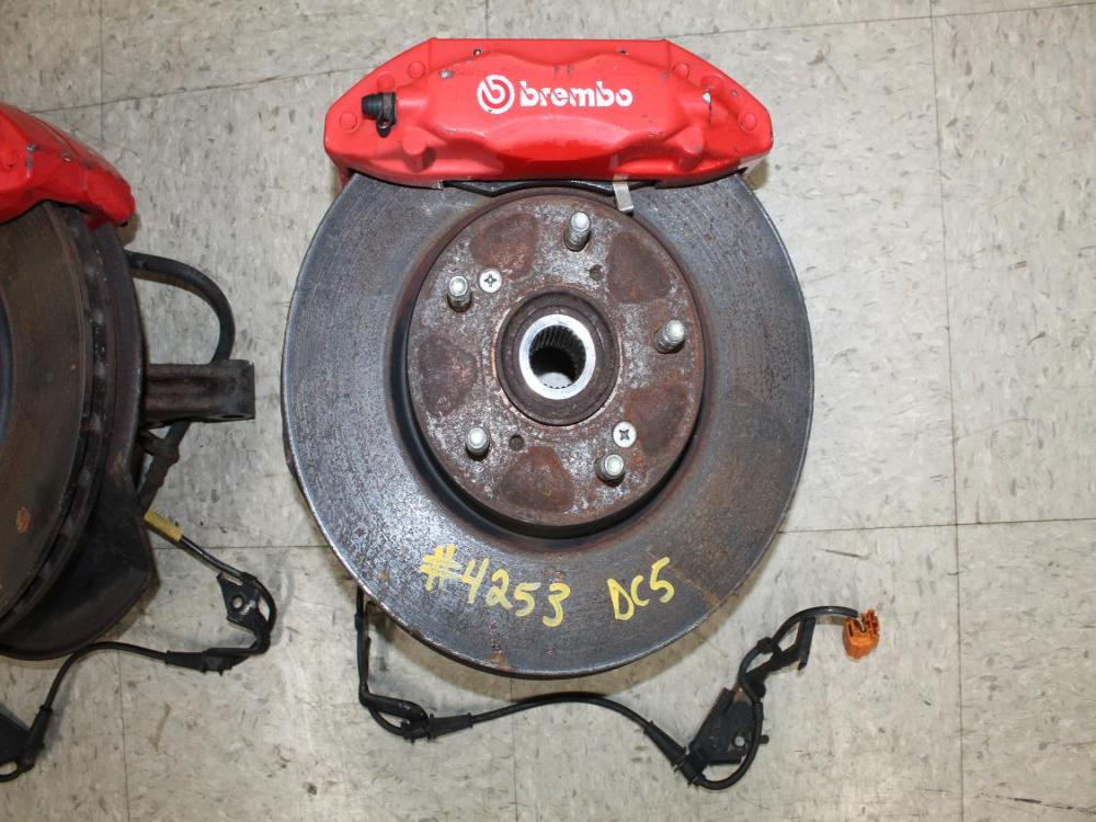 JDM 2002-2006 Acura RSX DC5 Type R Brembo Brakes Calipers Sprindles OEM Used: Image 4