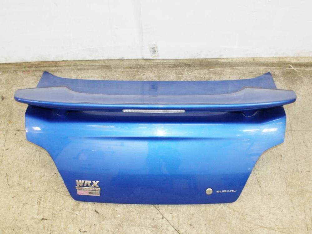 JDM 02-07 SUBARU IMPREZA WRX STI SEDAN OEM WRB TRUNK LID WITH V7 SPOILER: Image 1