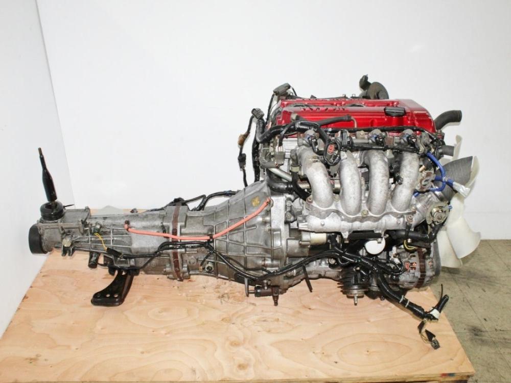 JDM Nissan Silvia S13 SR20DET Red Top Engine 5 Speed RWD Transmission 180SX 240SX Turbo 2.0L: Image 2