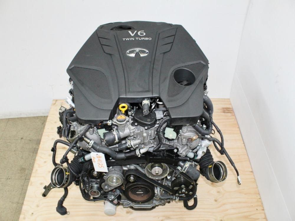 2015-2022 Infiniti Q50 Q60 VR30DDTT 3.0L Twin Turbo 300HP Engine AWD VR30 Motor: Image 2