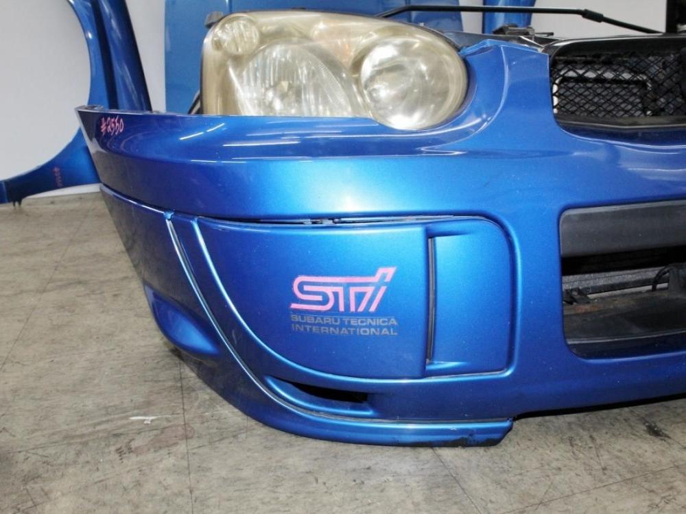 2004-2005 JDM SUBARU IMPREZA WRX STI OEM FRONT END NOSE CUT VERSION 8 BLOBEYE GD: Image 17