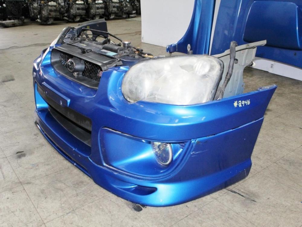 JDM 2004 2005 Subaru Impreza WRX STI V8 Front End Conversion Nose Cut Lip GD MY04-05: Image 17