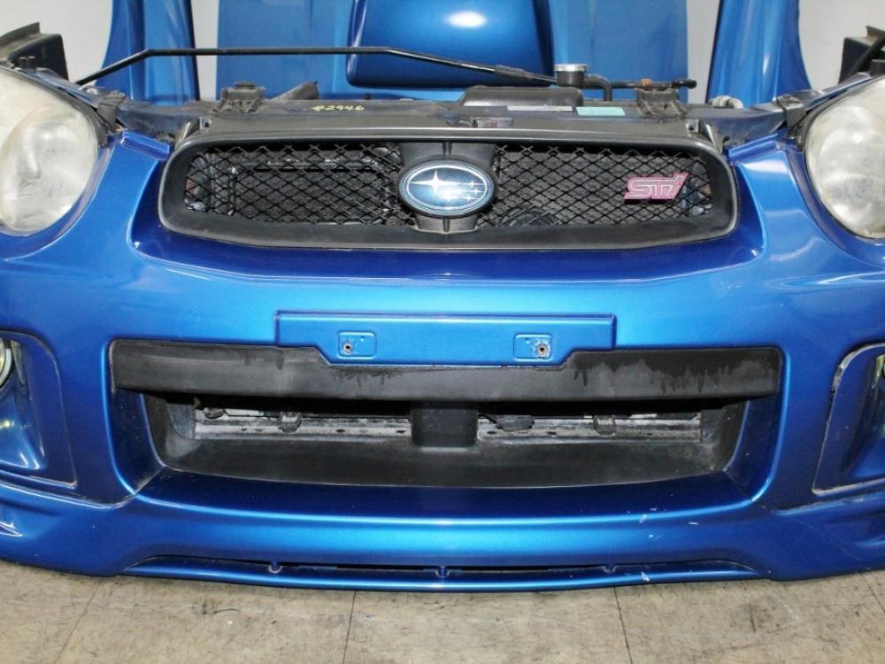 JDM 2004 2005 Subaru Impreza WRX STI V8 Front End Conversion Nose Cut Lip GD MY04-05: Image 15