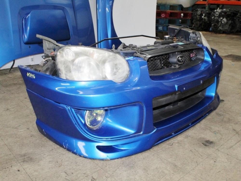 JDM 2004 2005 Subaru Impreza WRX STI V8 Front End Conversion Nose Cut Lip GD MY04-05: Image 16