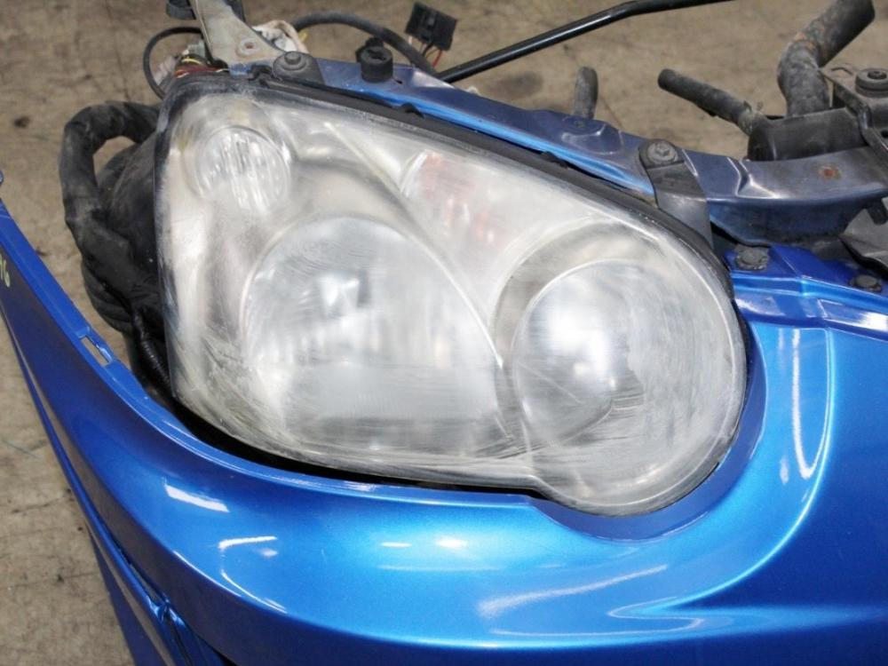 JDM 2004 2005 Subaru Impreza WRX STI V8 Front End Conversion Nose Cut Lip GD MY04-05: Image 4