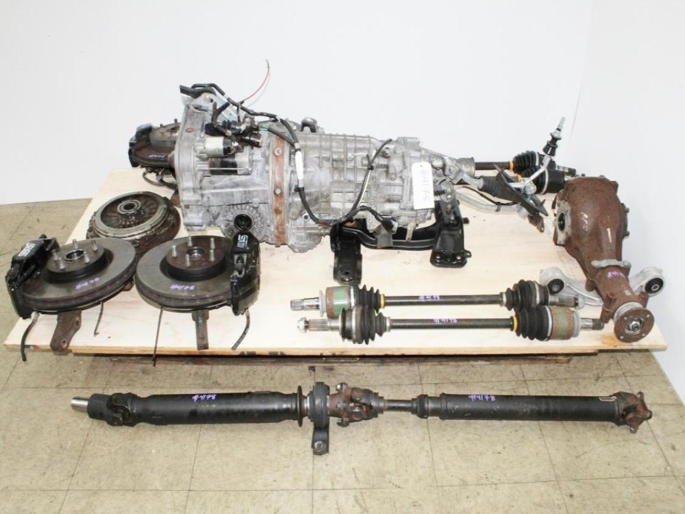 2018-2017 Subaru STI 6 Speed Transmission Complete Swap Kit  Brembo Brakes R180 Differential Axle: Image 1