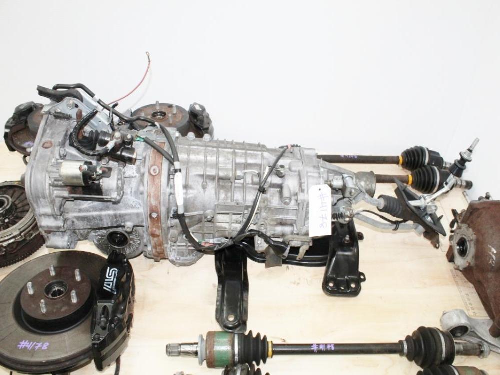 2018-2017 Subaru STI 6 Speed Transmission Complete Swap Kit  Brembo Brakes R180 Differential Axle: Image 2