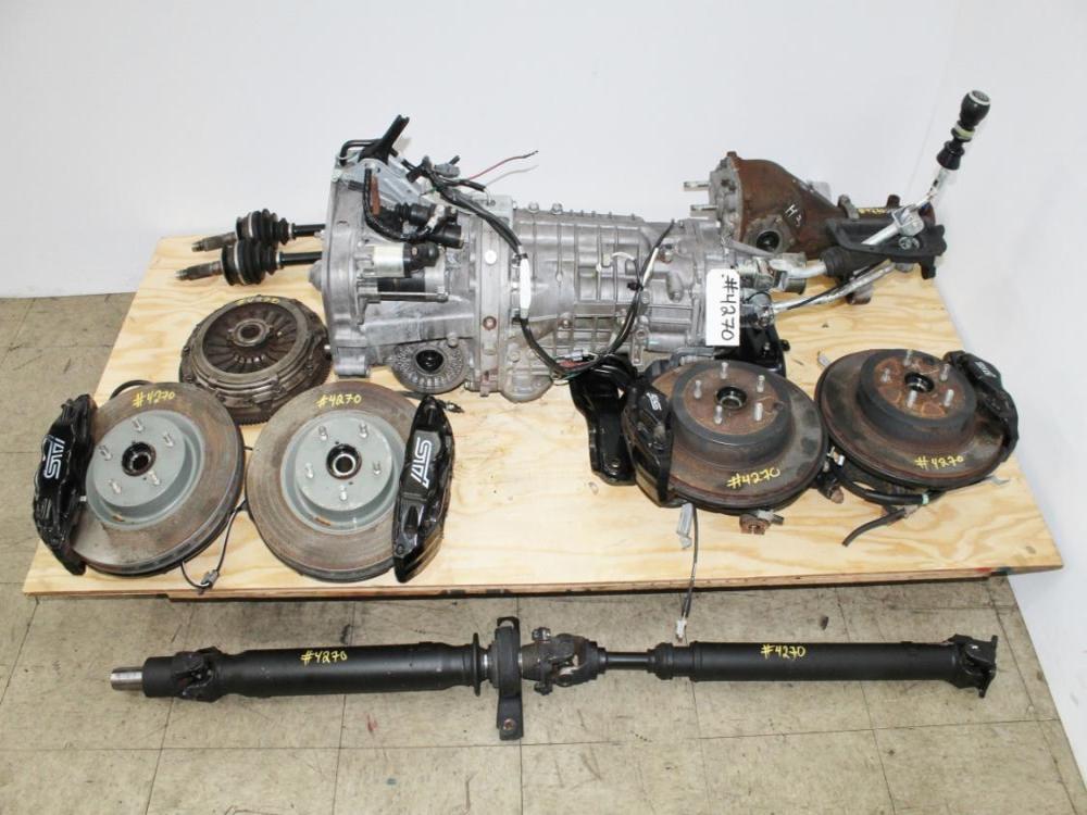 2008-2017 Subaru STI 6 Speed Transmission Complete Swap Kit  Brembo Brakes R180 Differential Axle: Image 5