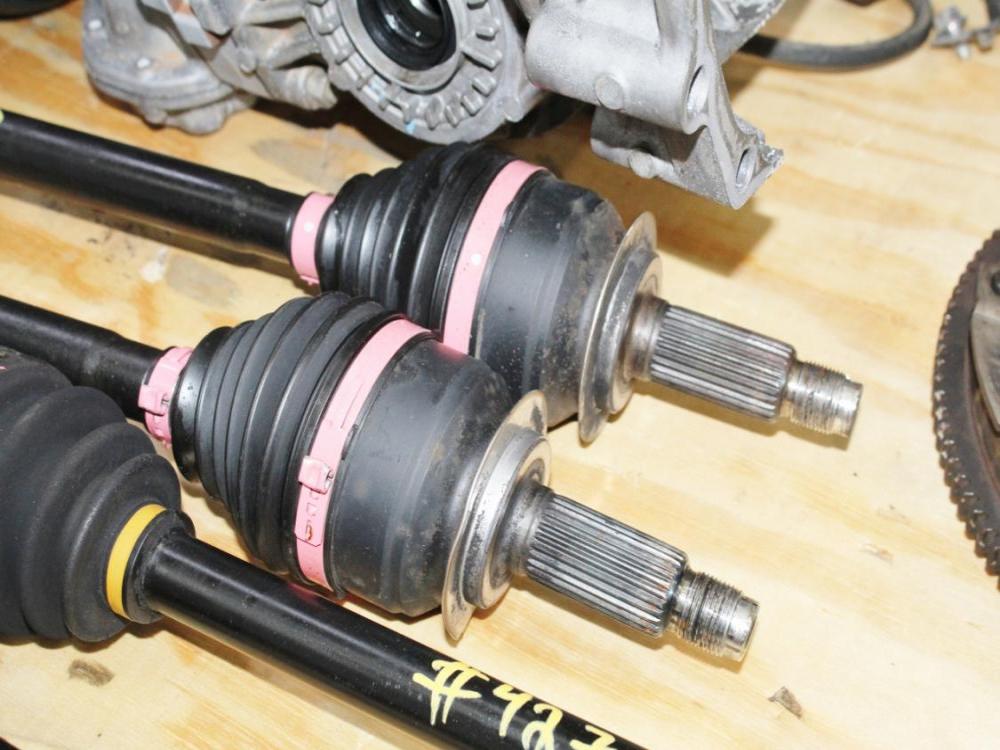 08-17 Subaru STI 6 Speed Transmission Complete Swap Kit Brembo Brakes R180 Differential Axles: Image 2