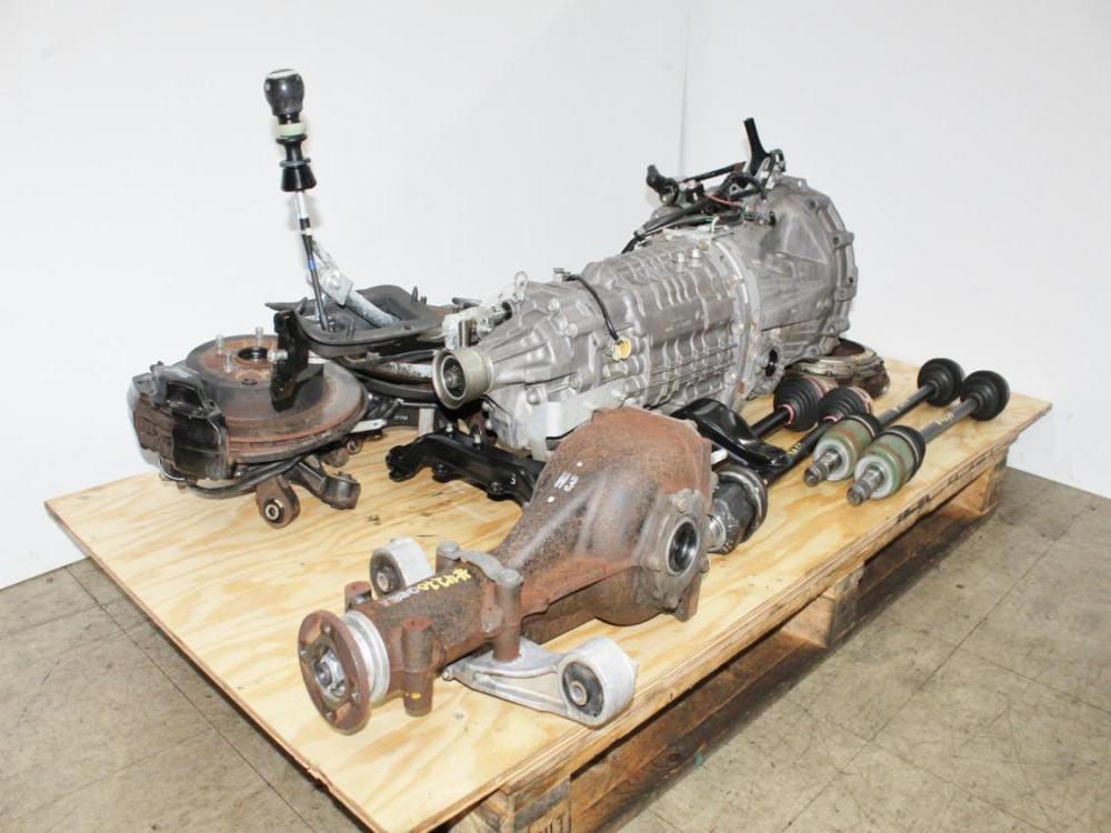 08-17 Subaru STI 6 Speed Transmission Complete Swap Kit Brembo Brakes R180 Differential Axles: Image 3