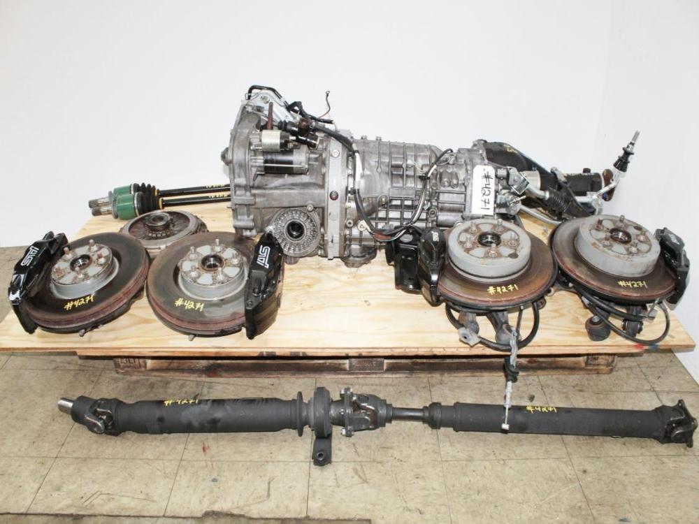 08-17 Subaru STI 6 Speed Transmission Complete Swap Kit Brembo Brakes R180 Differential Axles: Image 5