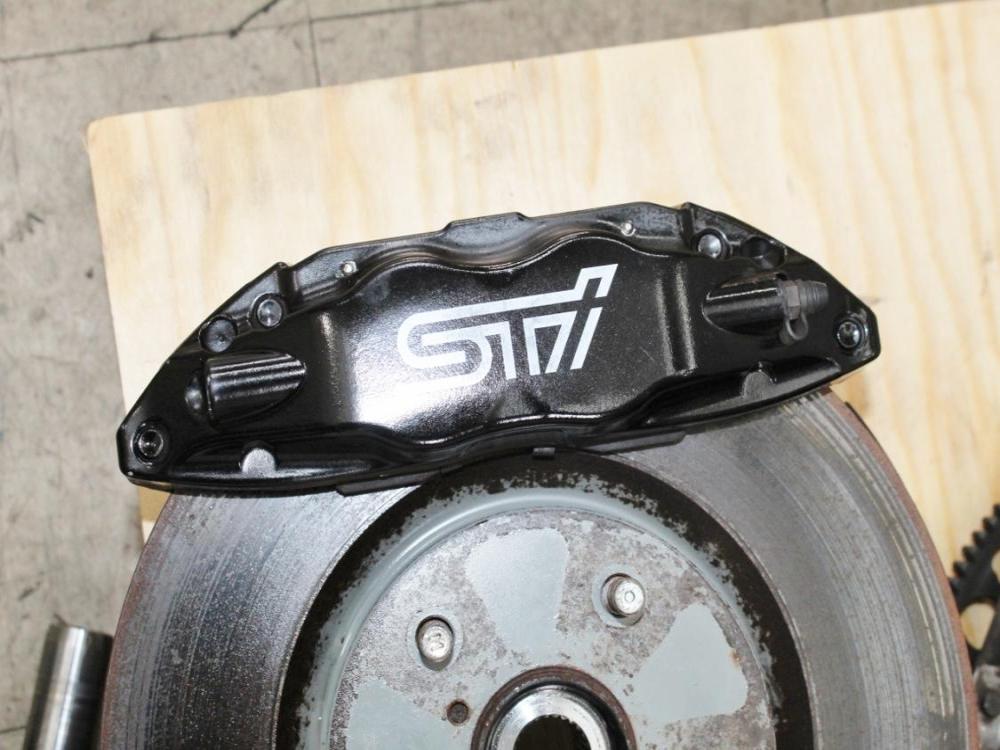 08-17 Subaru STI 6 Speed Transmission Complete Swap Kit Brembo Brakes R180 Differential Axles: Image 9