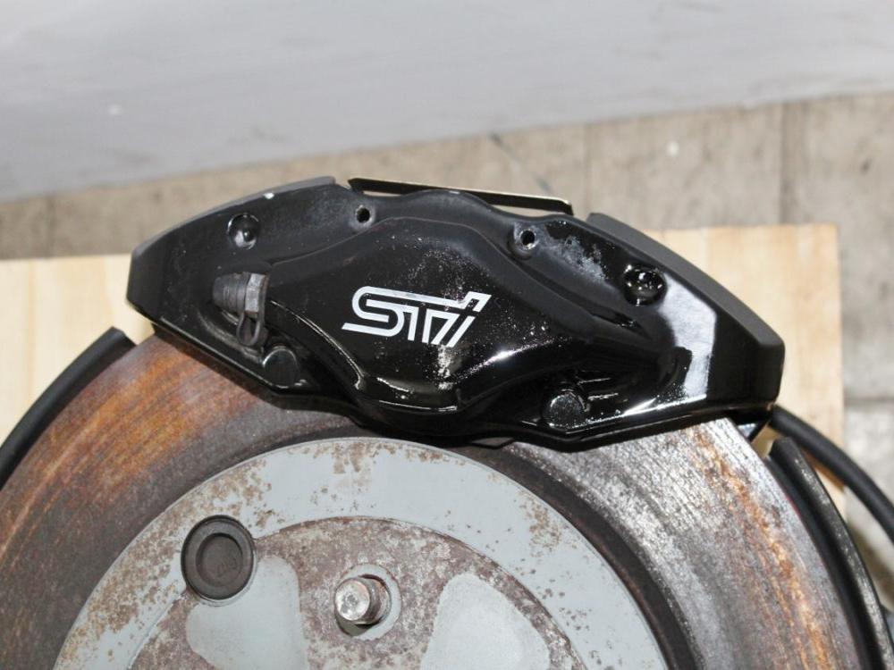 08-17 Subaru STI 6 Speed Transmission Complete Swap Kit Brembo Brakes R180 Differential Axles: Image 16