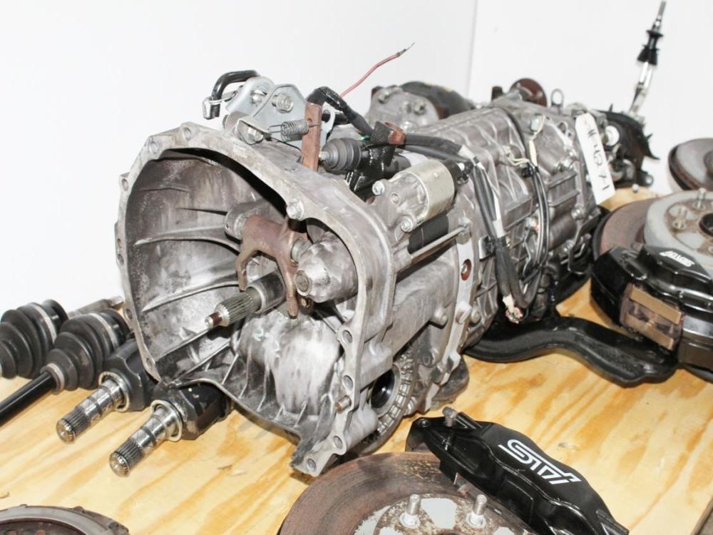 08-17 Subaru STI 6 Speed Transmission Complete Swap Kit Brembo Brakes R180 Differential Axles: Image 23