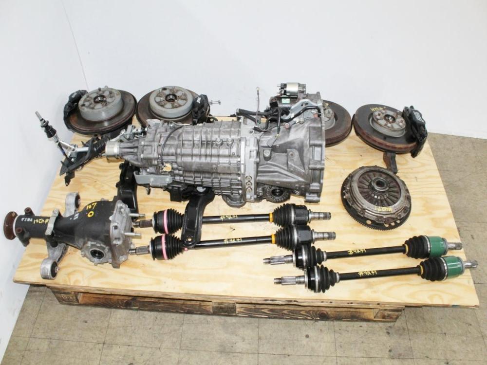 08-17 Subaru STI 6 Speed Transmission Complete Swap Kit Brembo Brakes R180 Differential Axles: Image 28