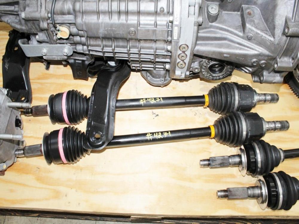 08-17 Subaru STI 6 Speed Transmission Complete Swap Kit Brembo Brakes R180 Differential Axles: Image 32