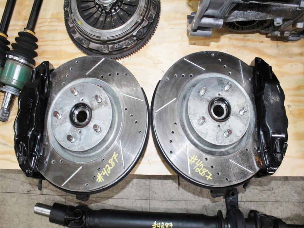 2008-2017 Subaru WRX STI 6 Speed Transmission TY856UW9AA Swap Kit with Brembo Brakes Spindles Axles R180 Diff: Image 6