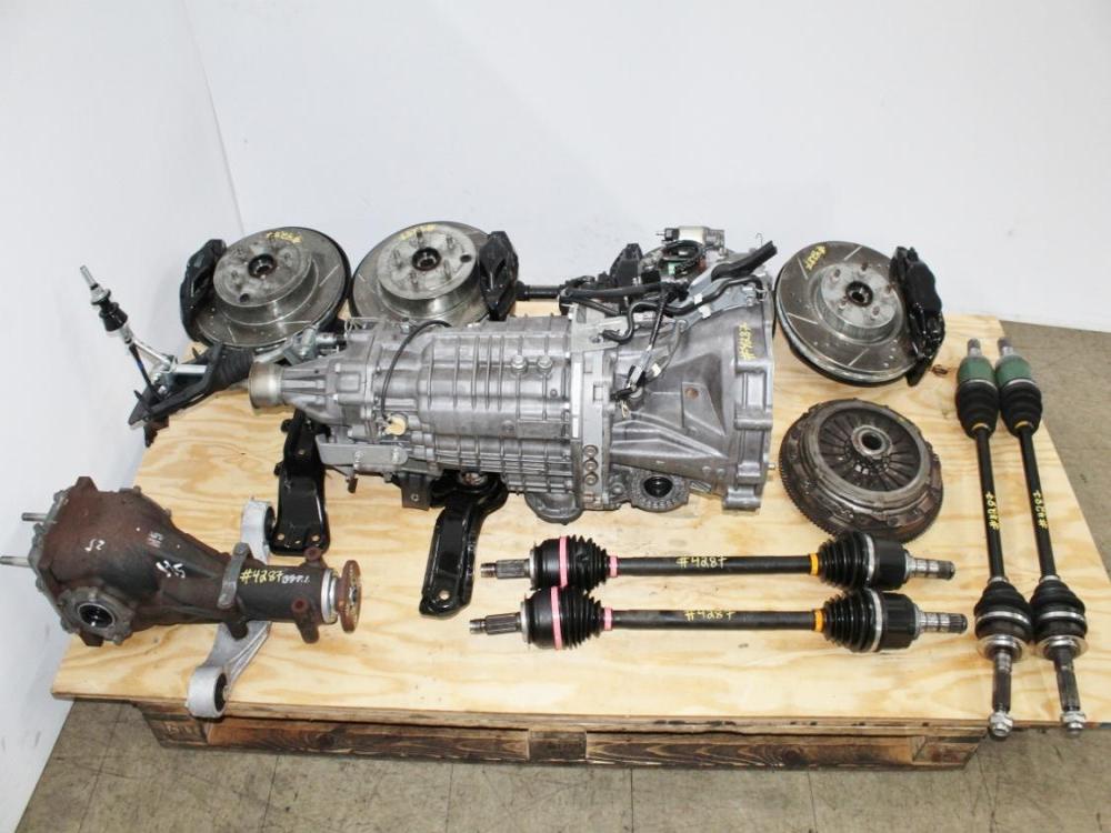 2008-2017 Subaru WRX STI 6 Speed Transmission TY856UW9AA Swap Kit with Brembo Brakes Spindles Axles R180 Diff: Image 32