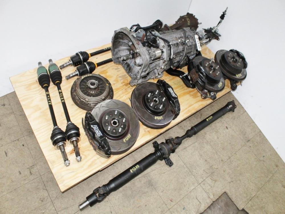 08-17 Subaru WRX STi 6 Speed Manual Transmission Swap Kit w/ Brembo Brakes Spindles Axles R180 Diff: Image 18