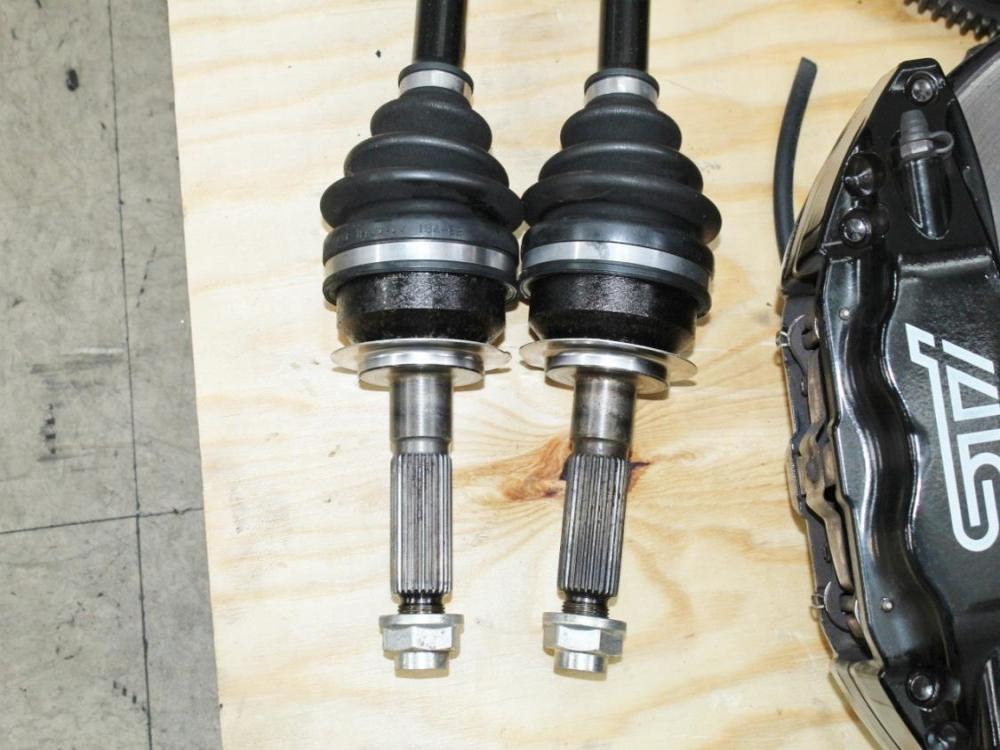 08-17 Subaru WRX STi 6 Speed Manual Transmission Swap Kit w/ Brembo Brakes Spindles Axles R180 Diff: Image 27